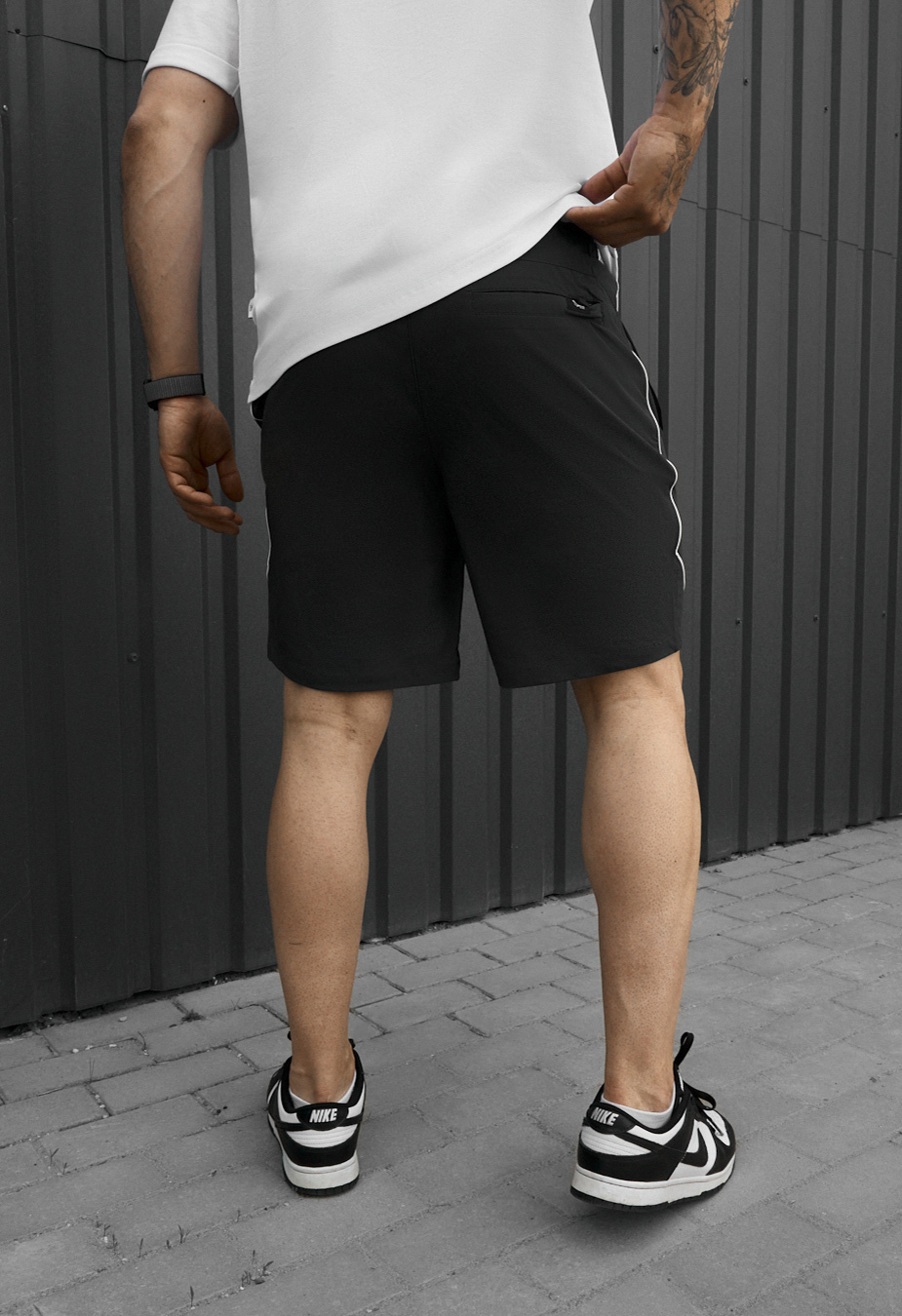 Spodenki Staff par dark gray reflective