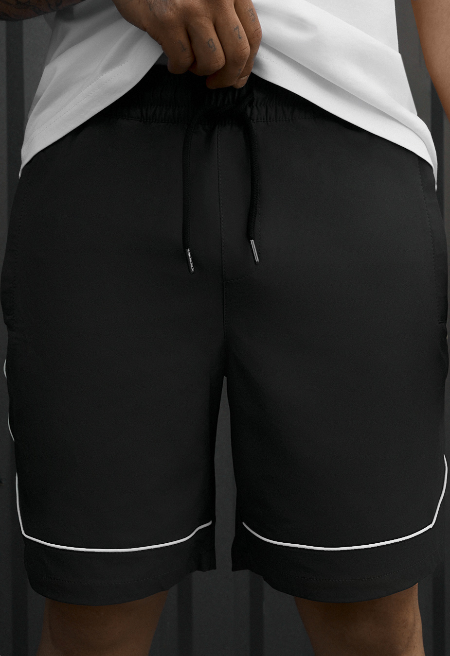 Spodenki Staff par dark gray reflective