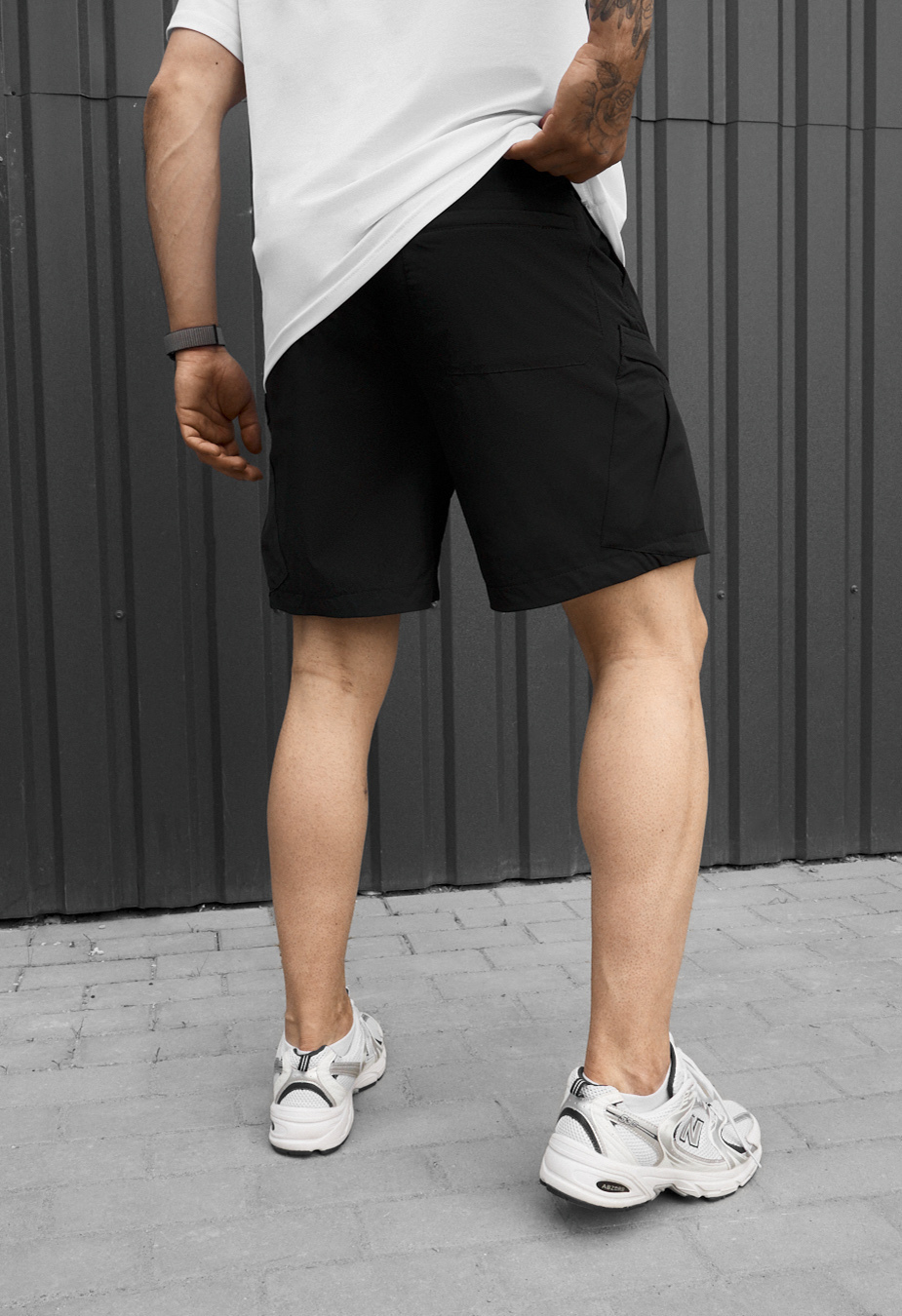 Spodenki Staff cargo em black