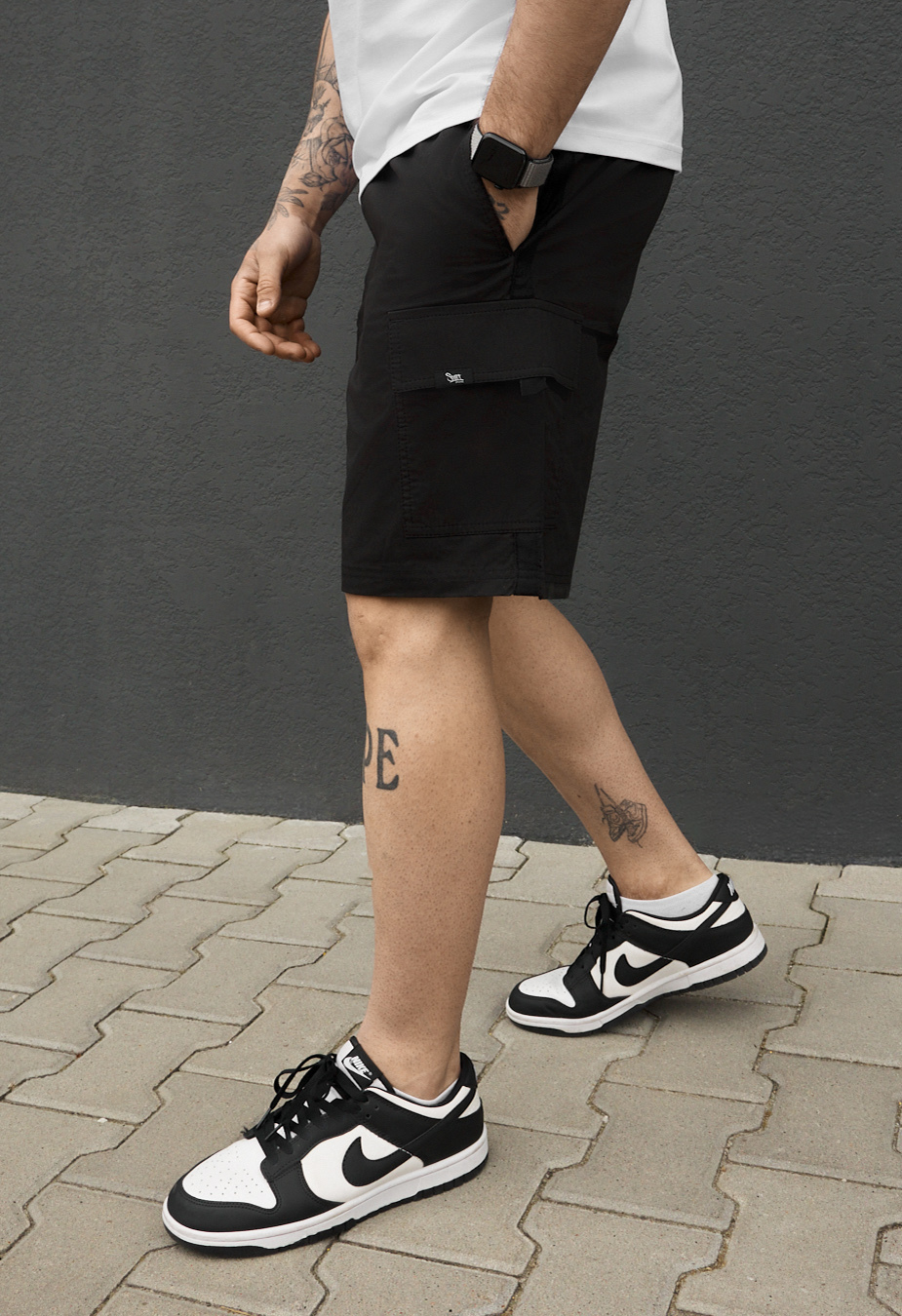 Spodenki Staff cargo nea black