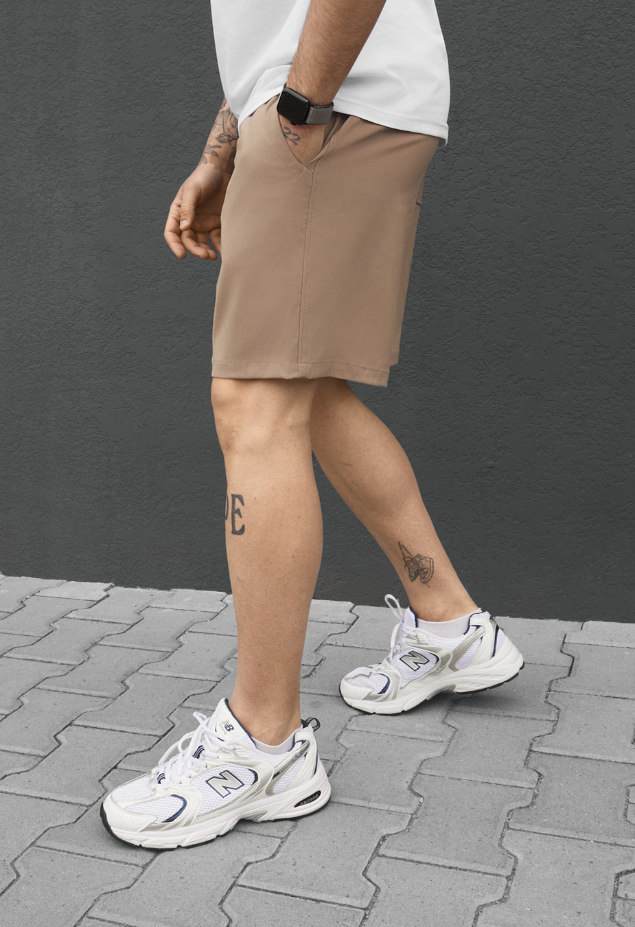 Spodenki Staff di light brown
