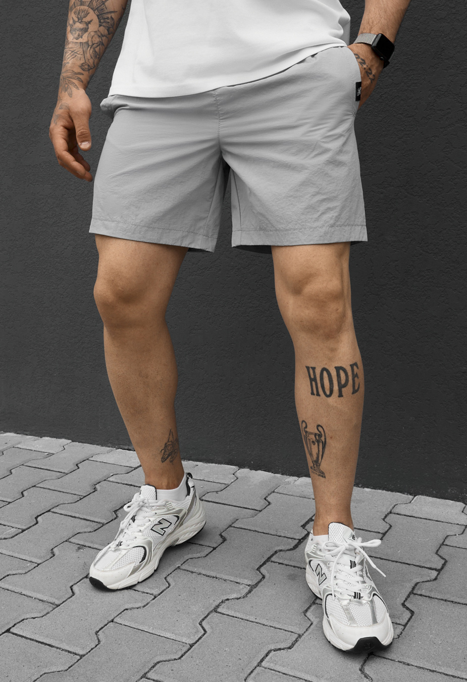 Spodenki plażowe Staff po light gray