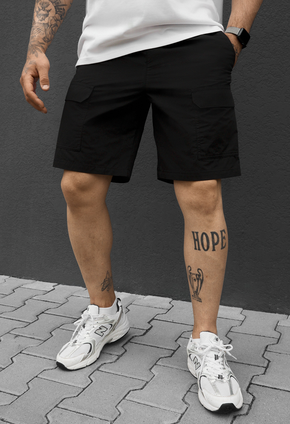 Spodenki Staff cargo kr black