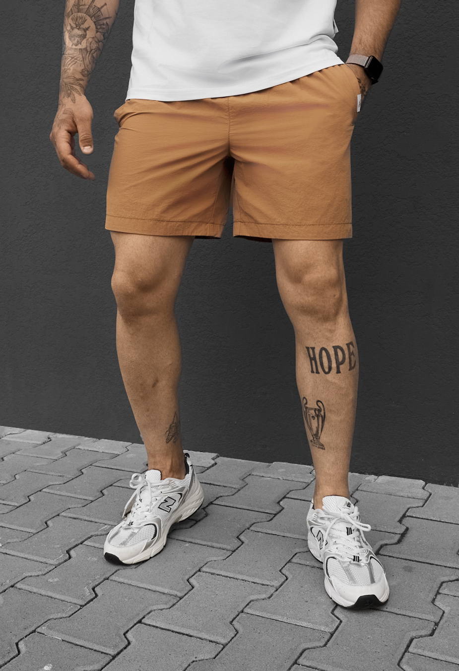 Spodenki plażowe Staff po ochre