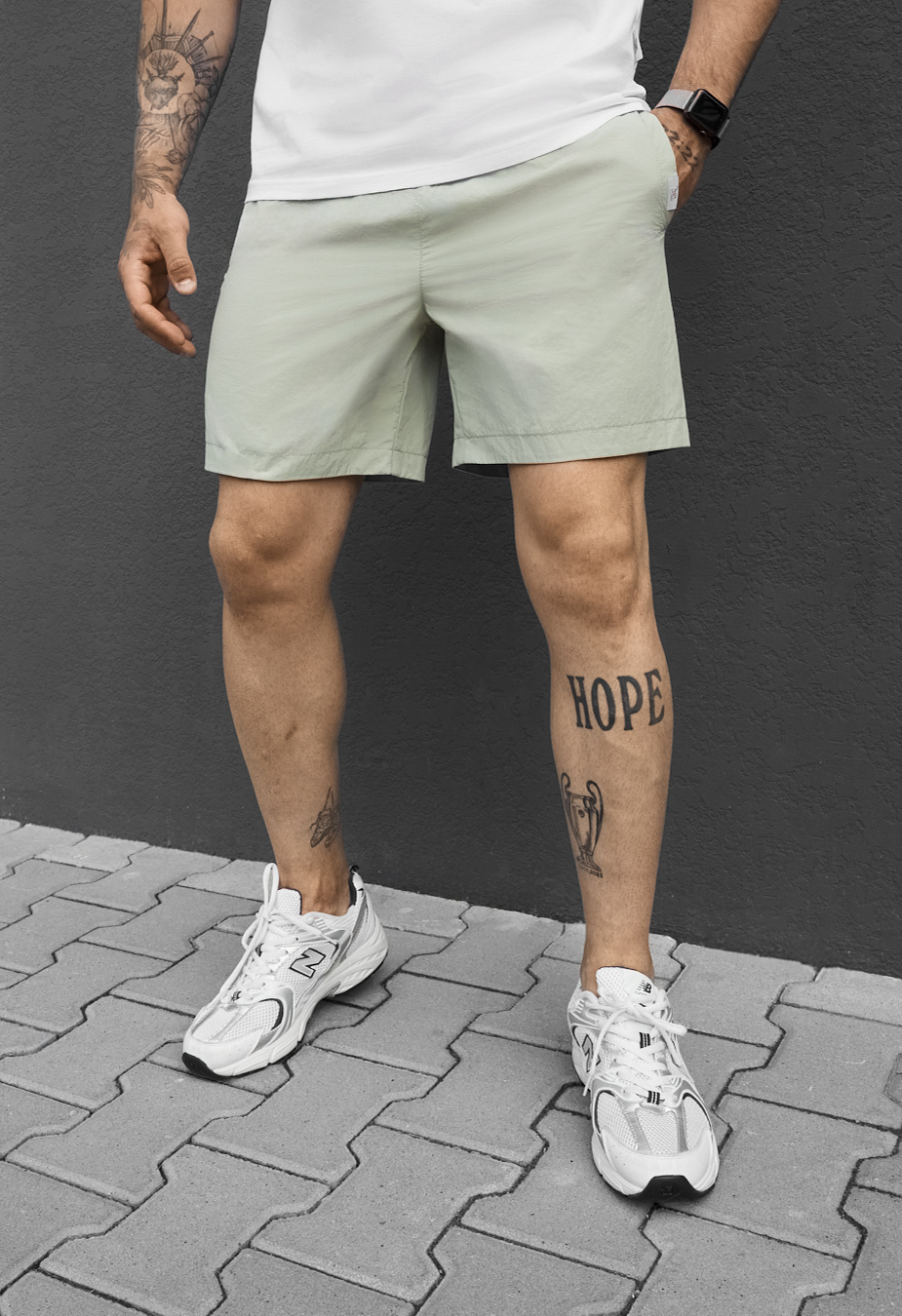 Spodenki plażowe Staff po light gray