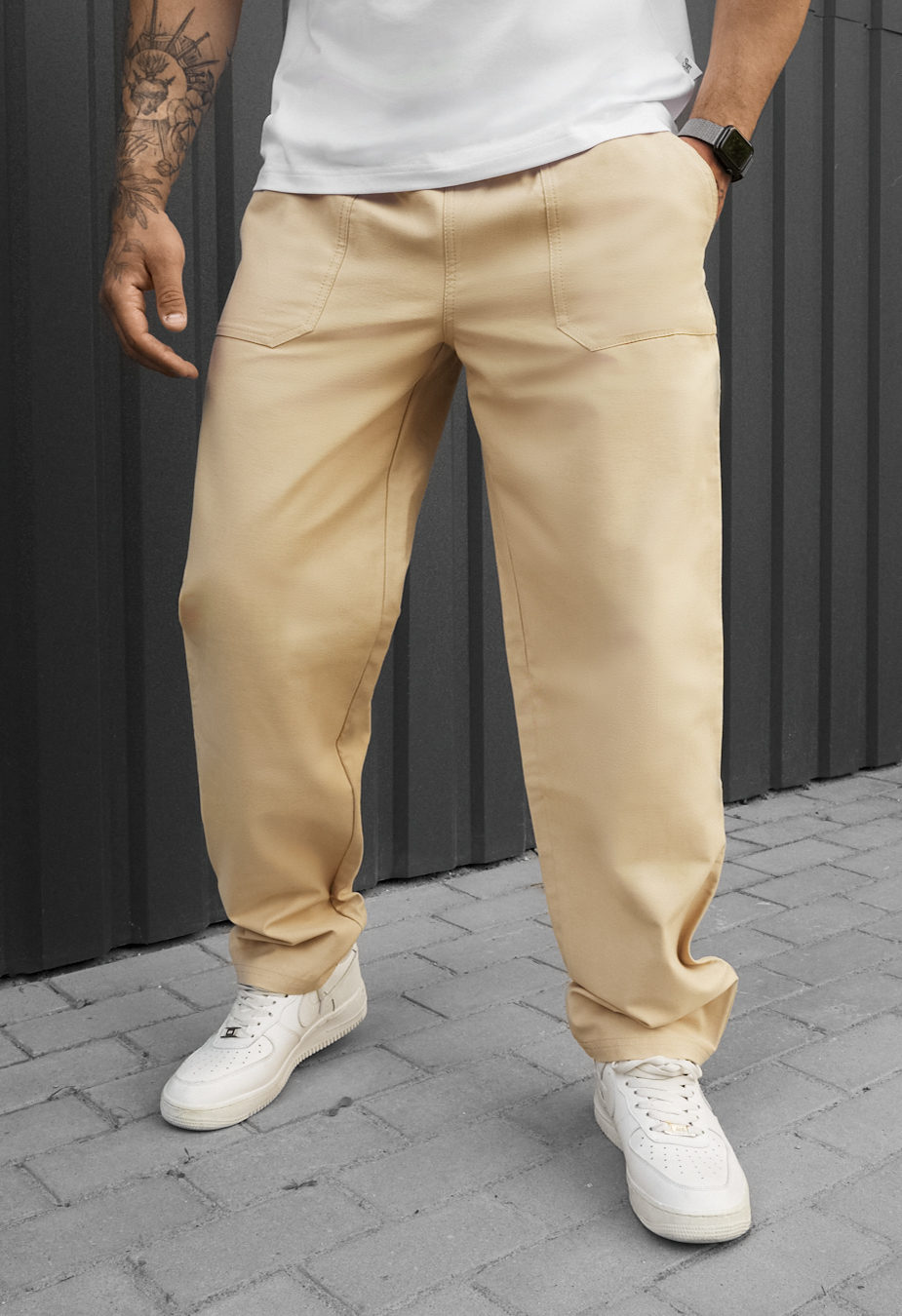 Chinos Staff dez beige