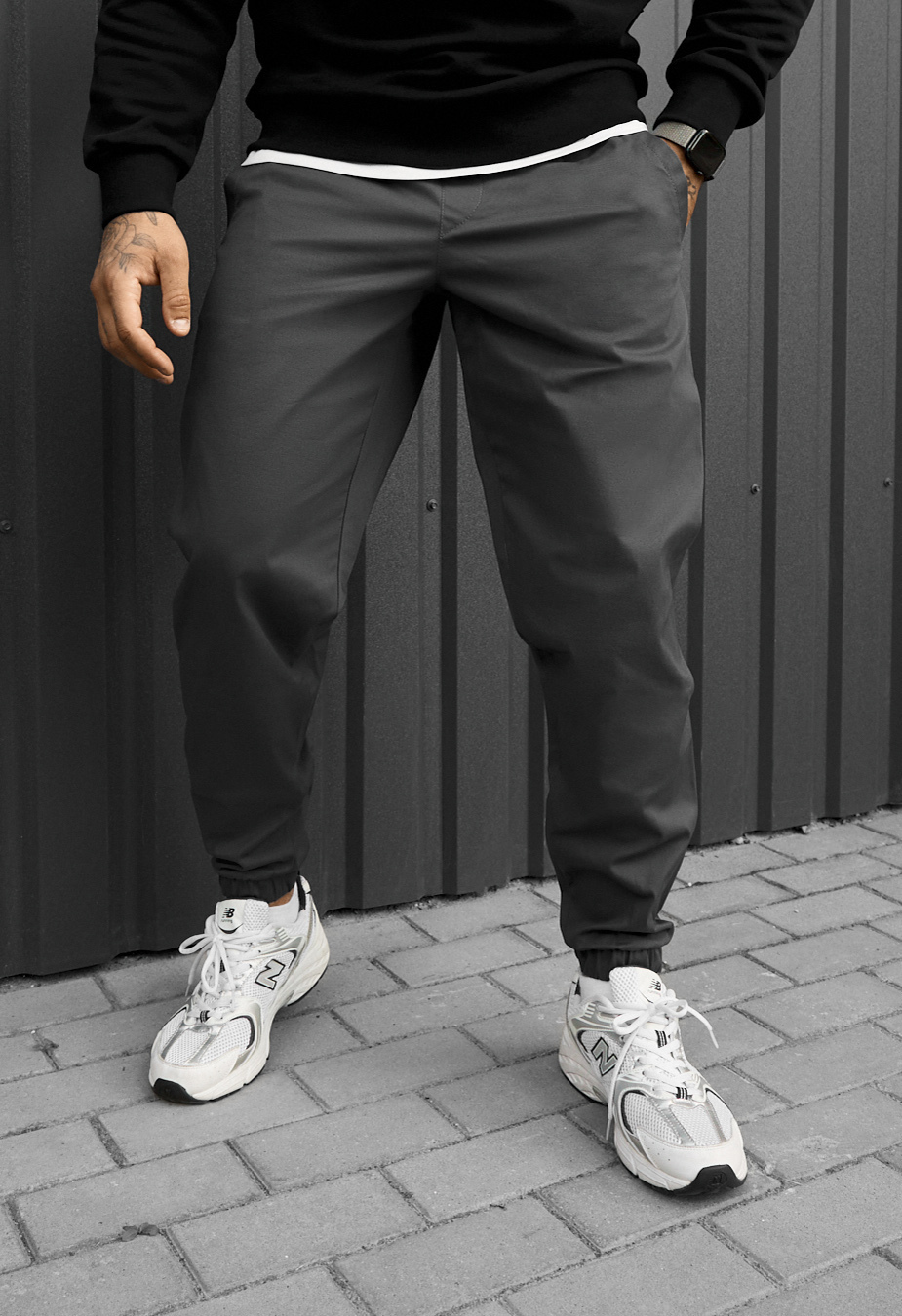 Joggery Staff pa dark gray