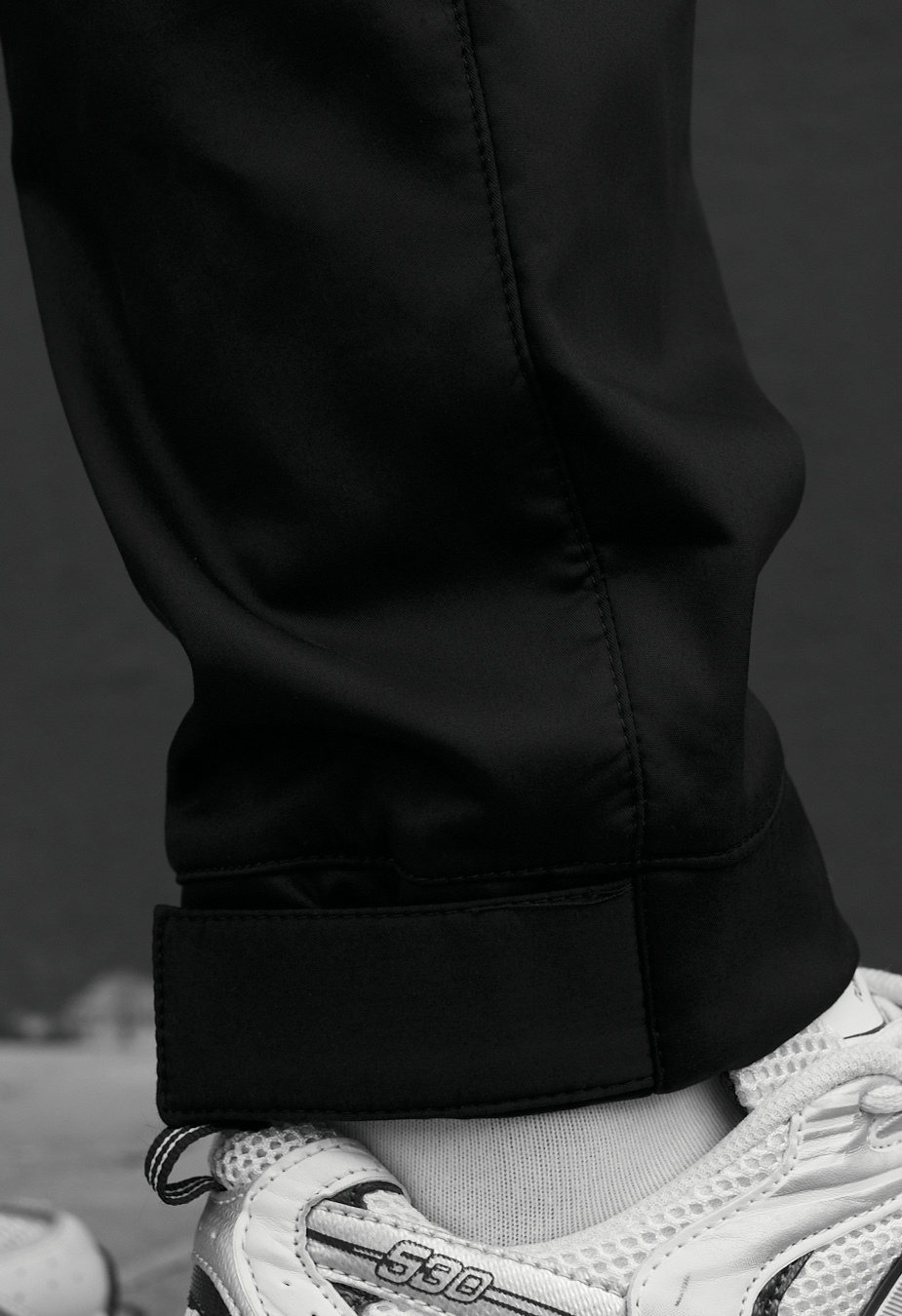 Spodnie ocieplane Staff do cargo black fleece