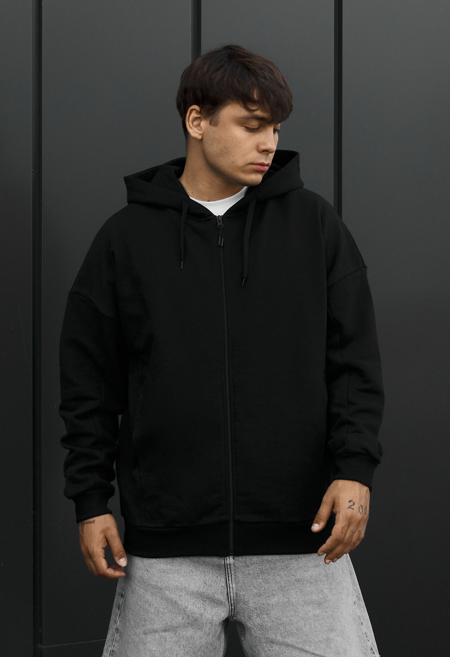 Bluza Staff im zip black