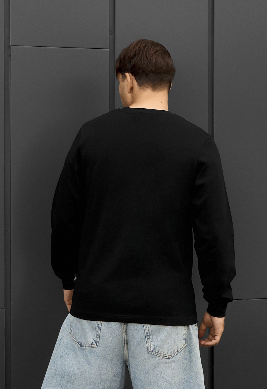 Longsleeve Staff black oversize