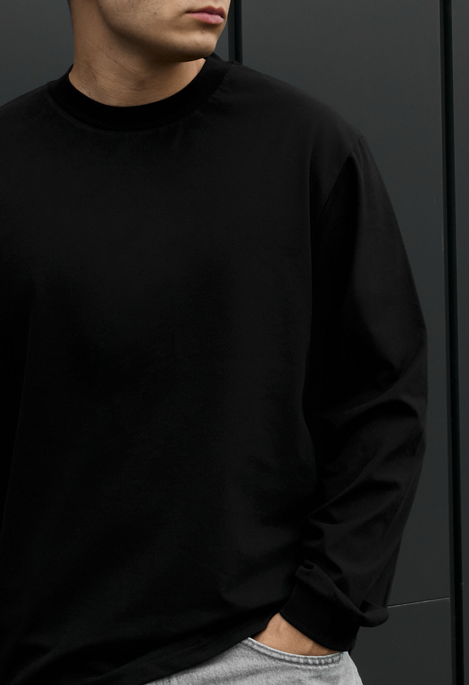 Longsleeve Staff black