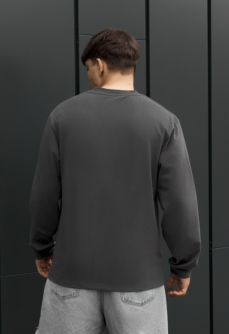 Longsleeve Staff dark gray