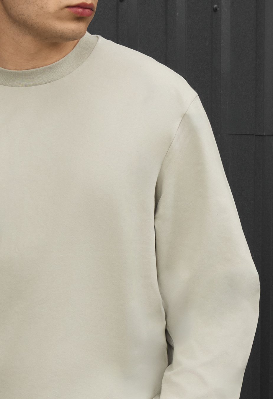 Longsleeve Staff light olive