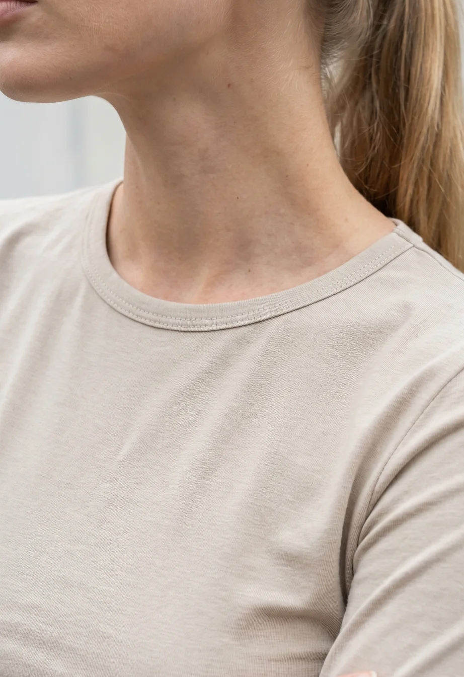 Longsleeve Staff fir light beige