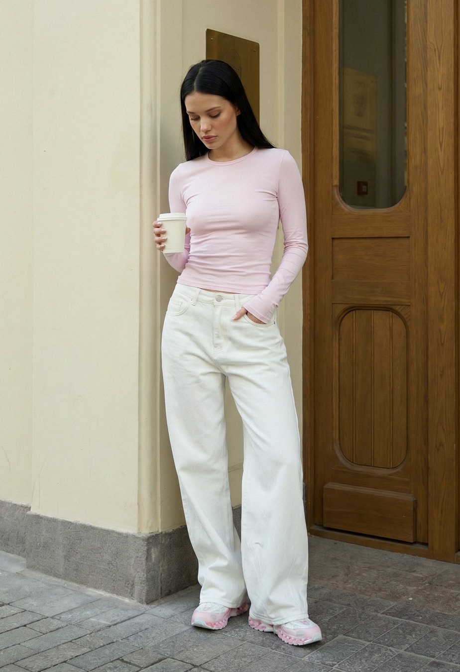 Longsleeve Staff fir light pink