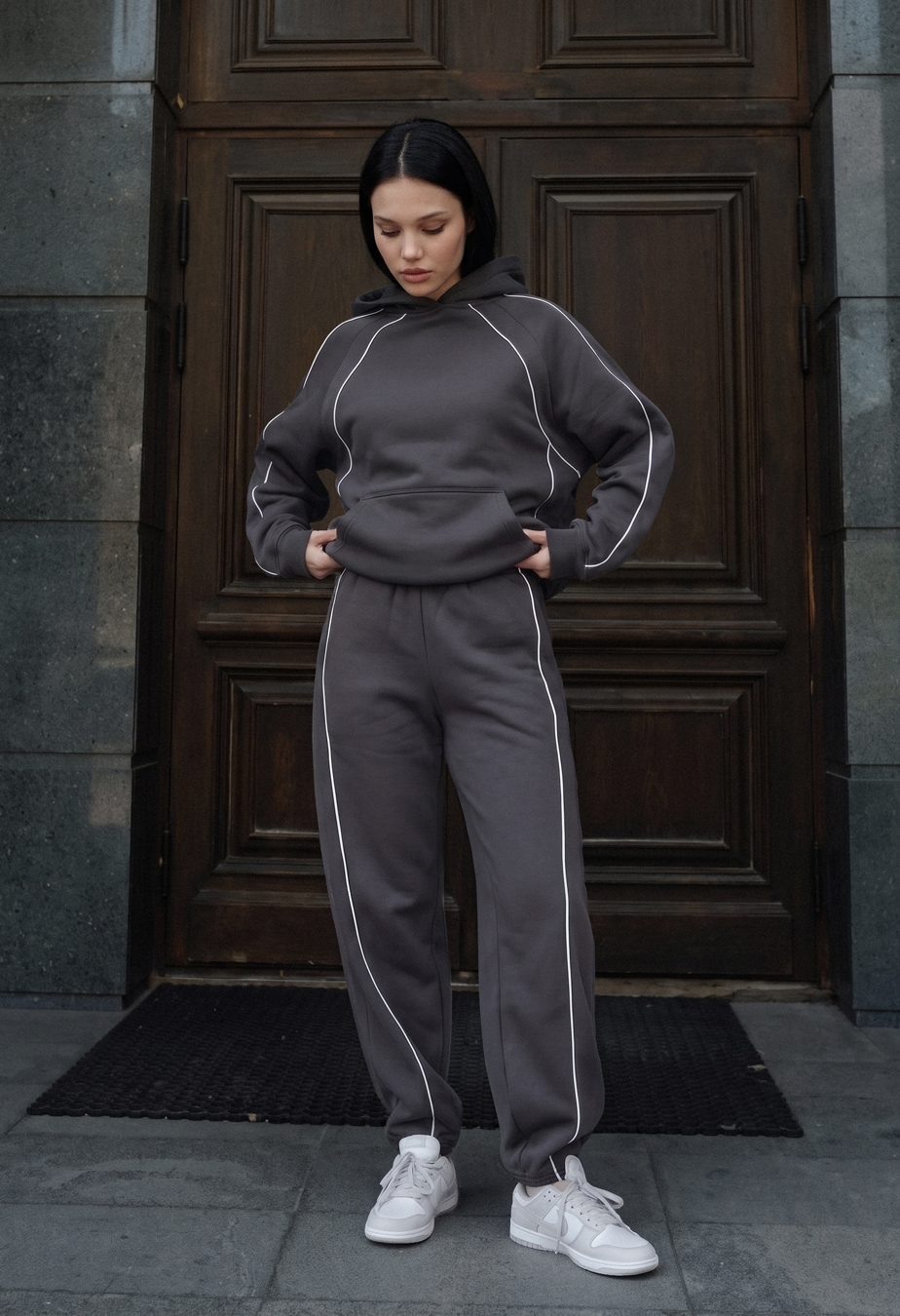 Dres Staff sh gray fleece