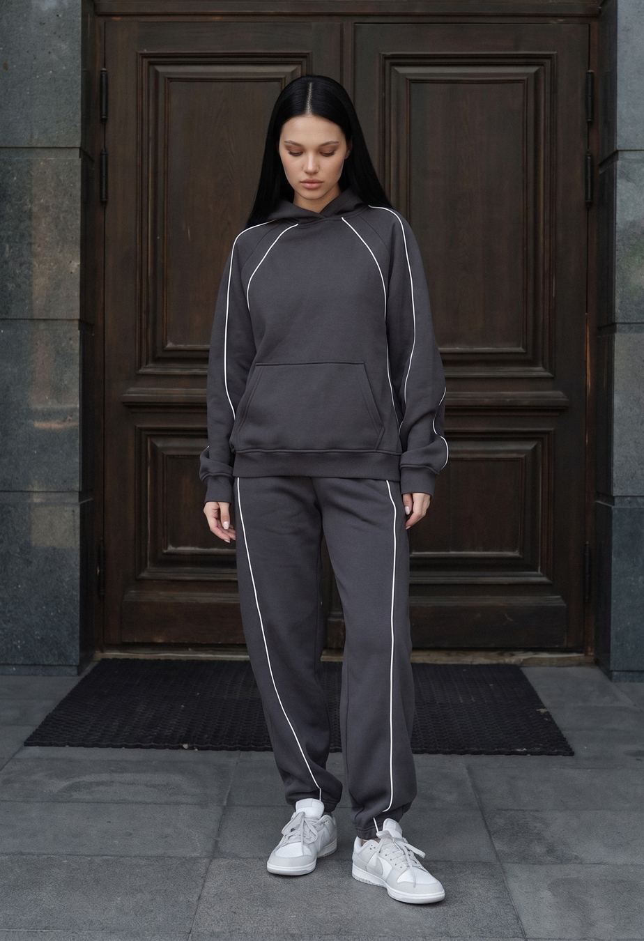 Dres Staff sh gray fleece