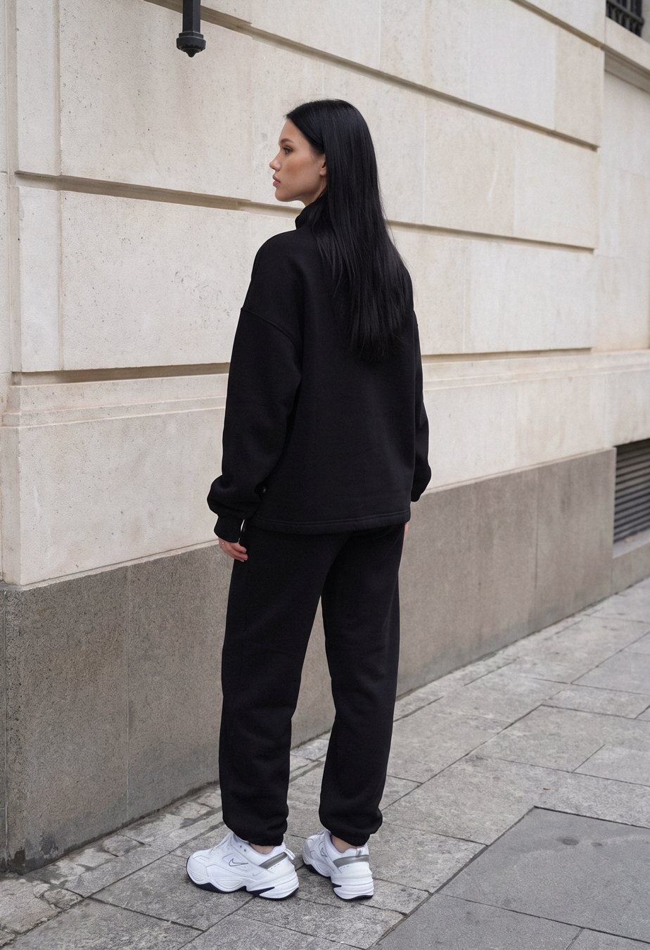 Dres Staff bet black oversize fleece