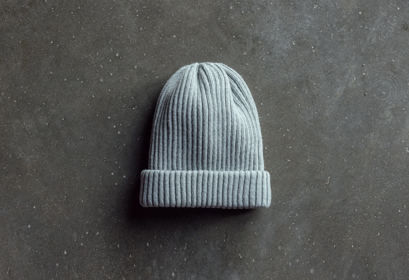 Czapka zimowa Staff long light gray