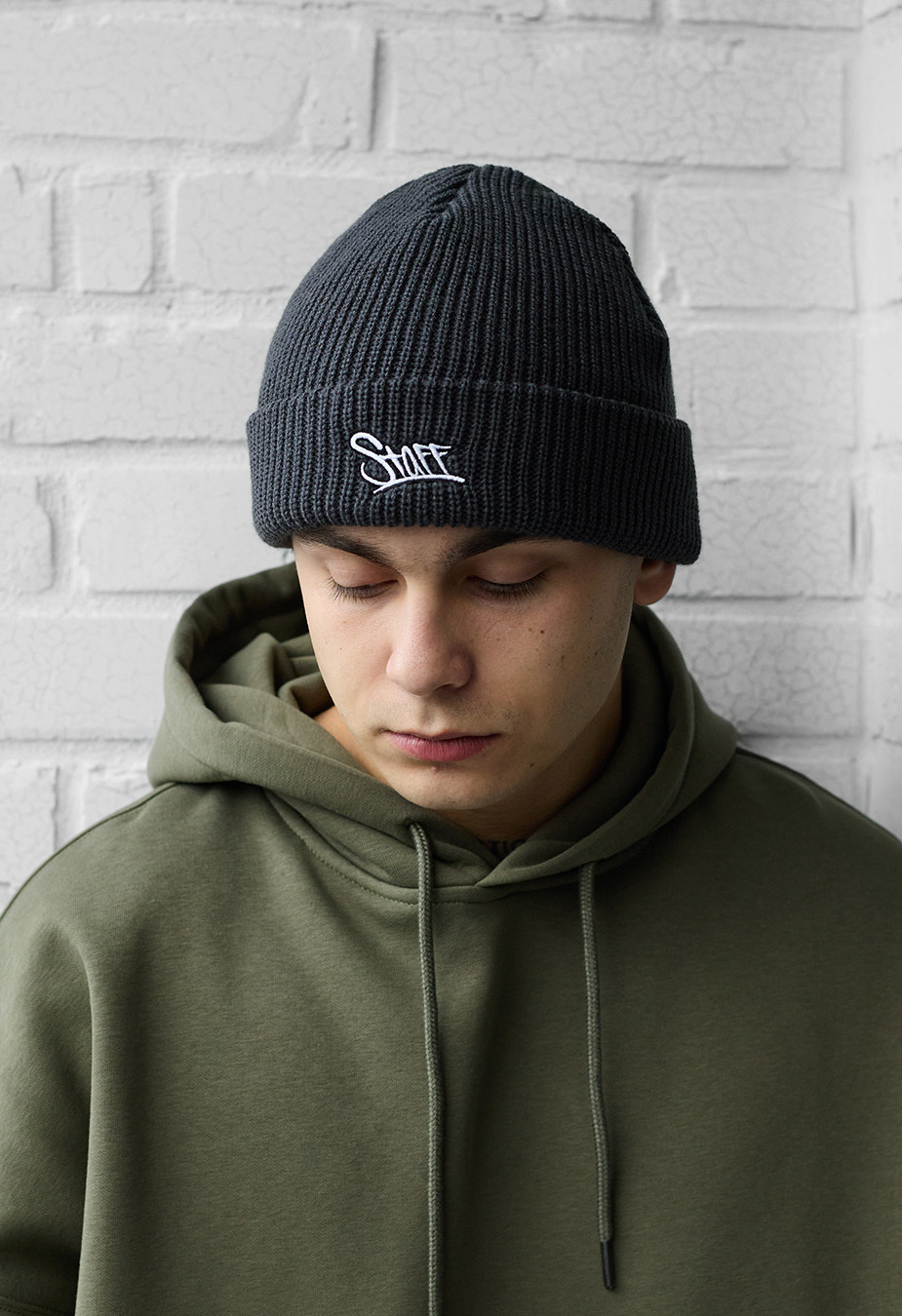 Czapka Staff 19 logo dark gray