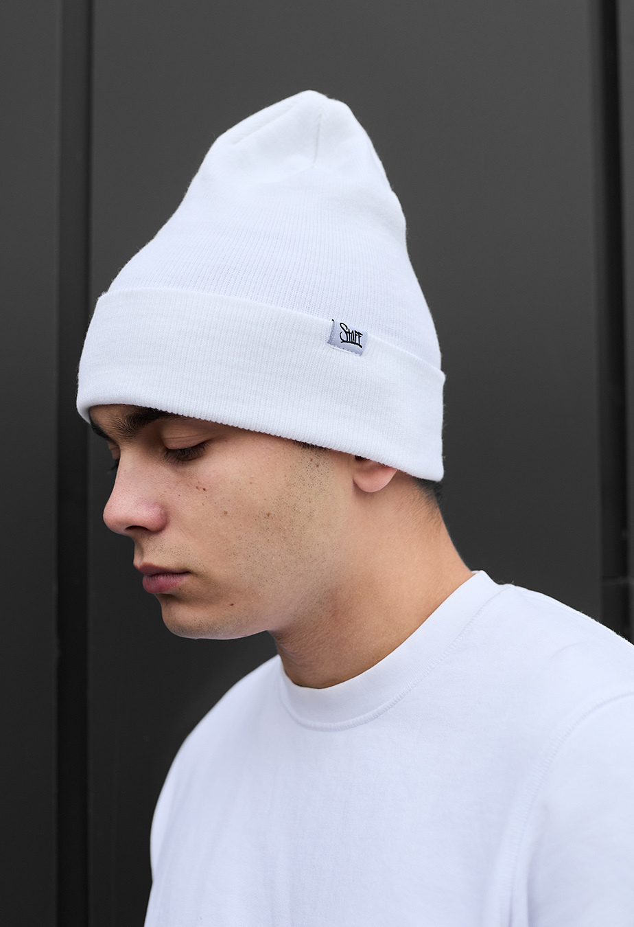 Czapka Staff 11 white logo long