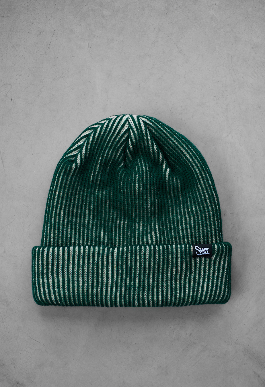 Czapka Staff beige & green stripes