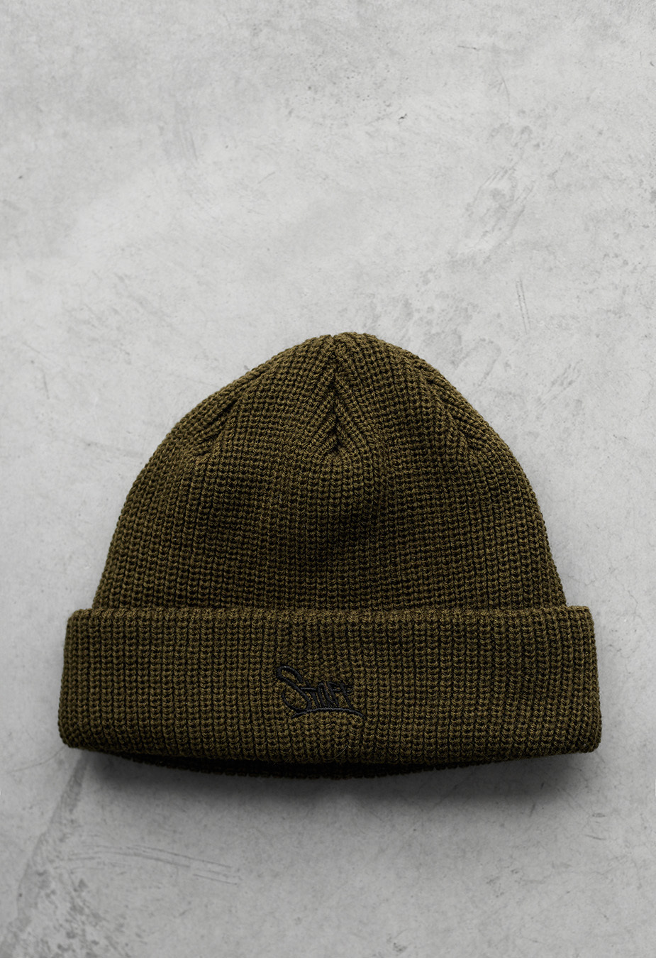 Czapka typu beanie Staff dark khaki logo