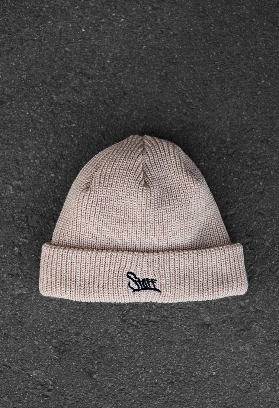 Czapka typu beanie Staff beige logo