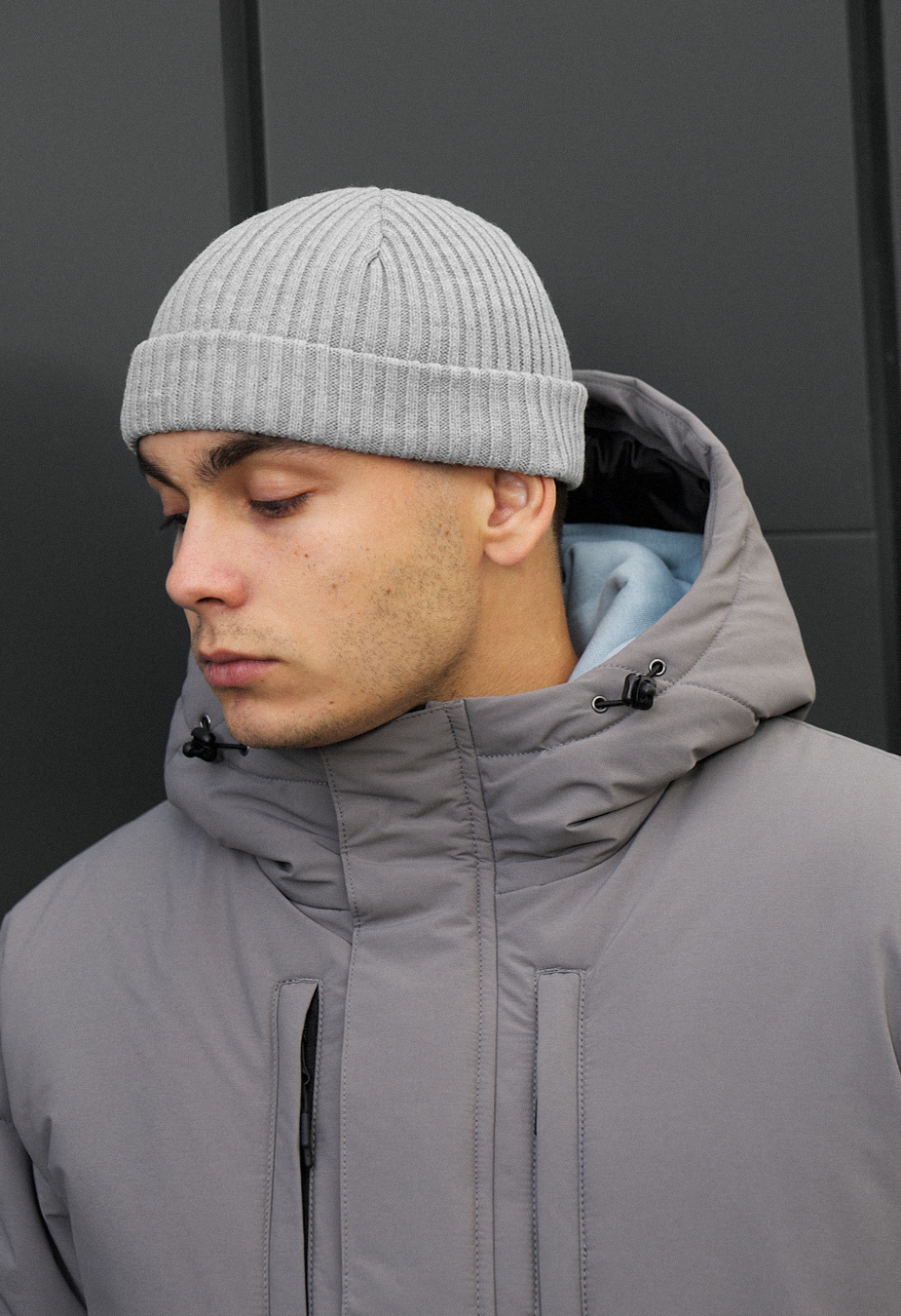 Czapka typu beanie Staff 1 light gray