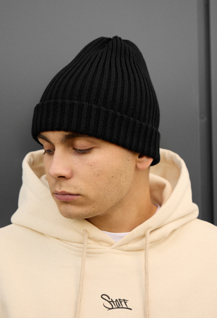 Czapka Staff 10 long black