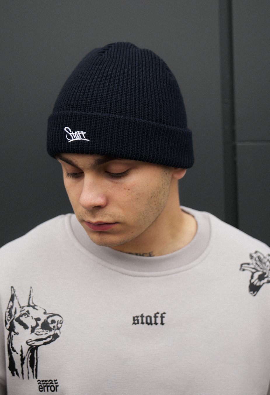 Czapka Staff 12 logo navy