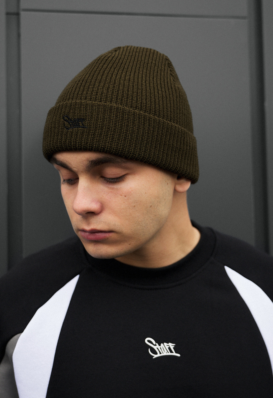 Czapka Staff 12 logo khaki