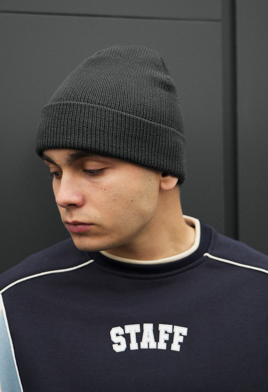 Czapka Staff 14 dark gray