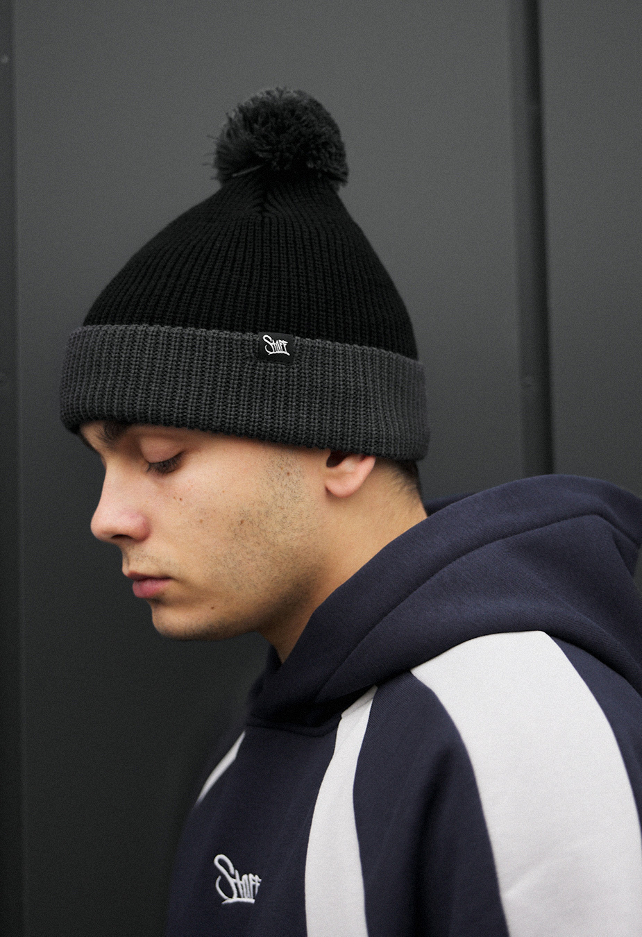 Czapka Staff black & dark gray