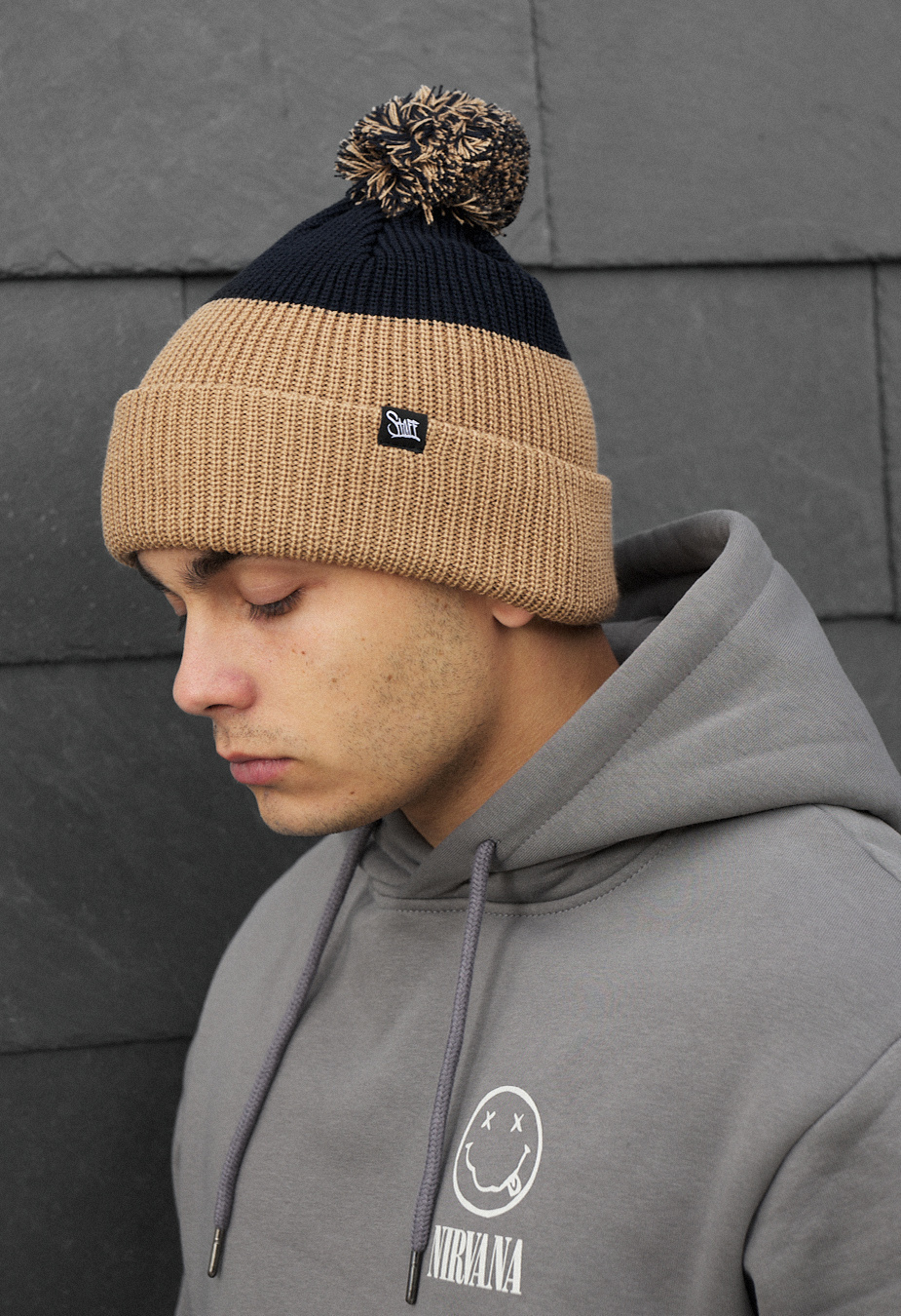Czapka Staff beige & navy