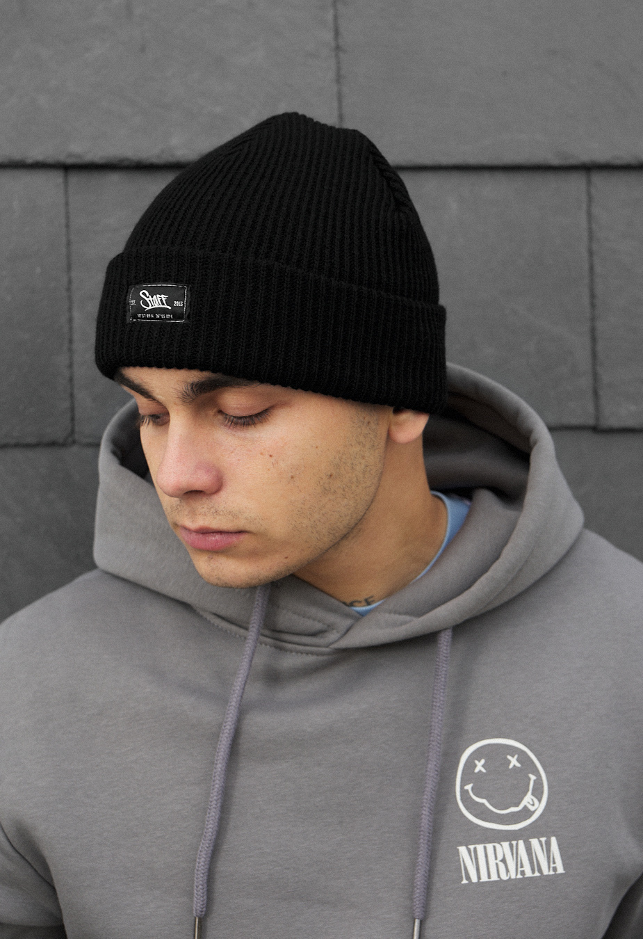 Czapka Staff 12 black logo basic