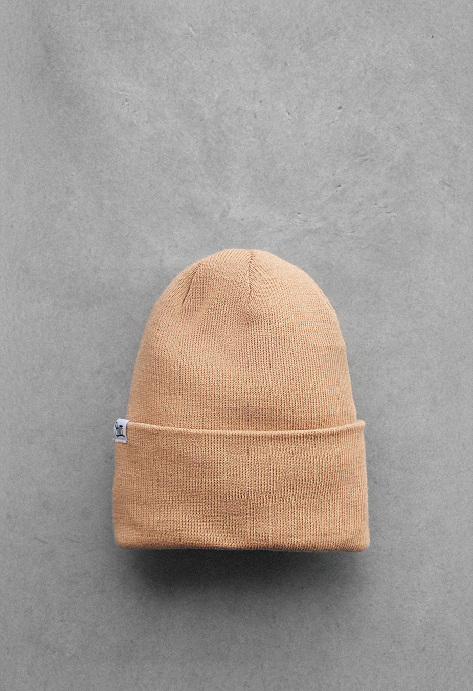 Czapka Staff 11 beige logo long