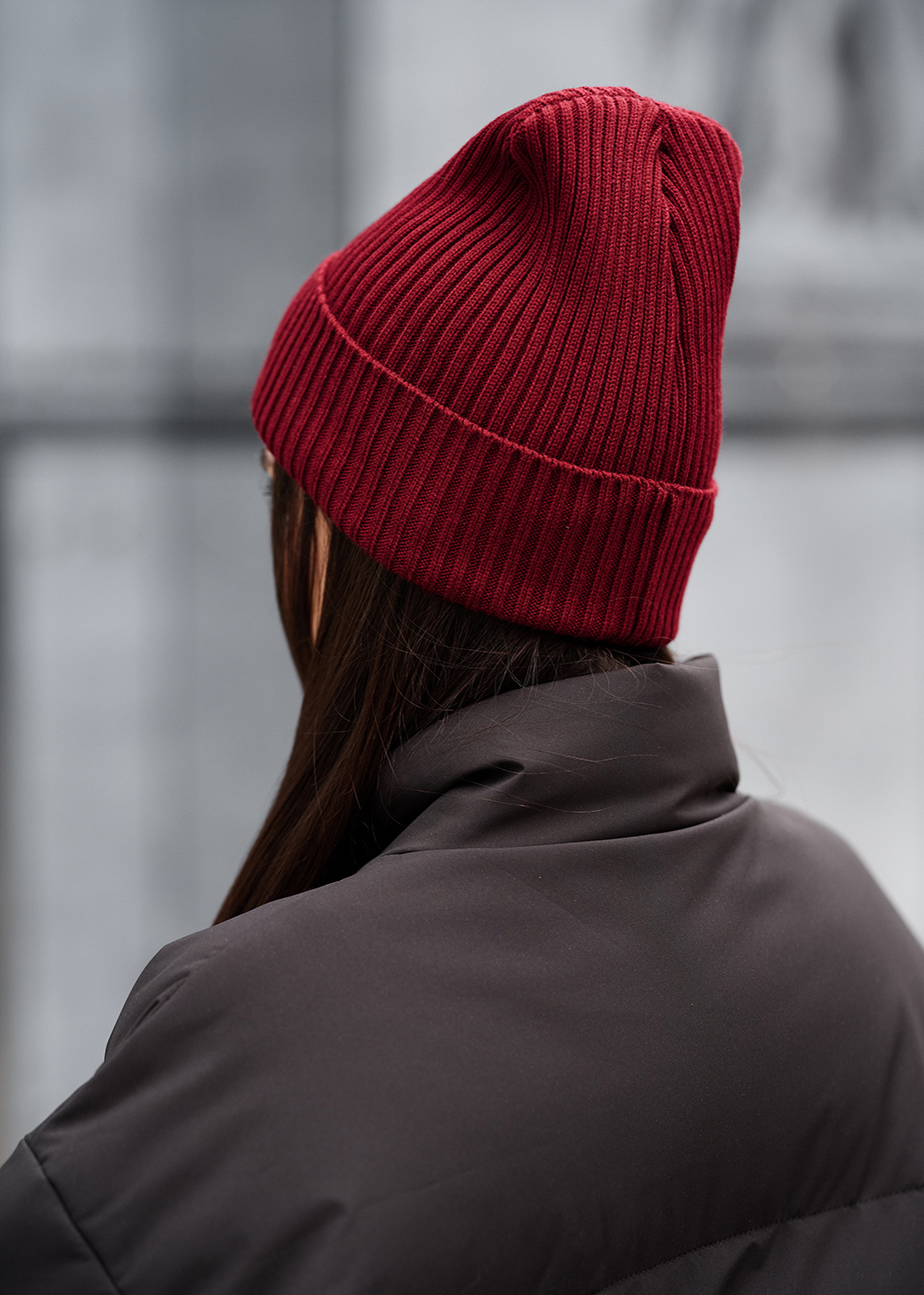 Czapka Staff 1 bordo basic