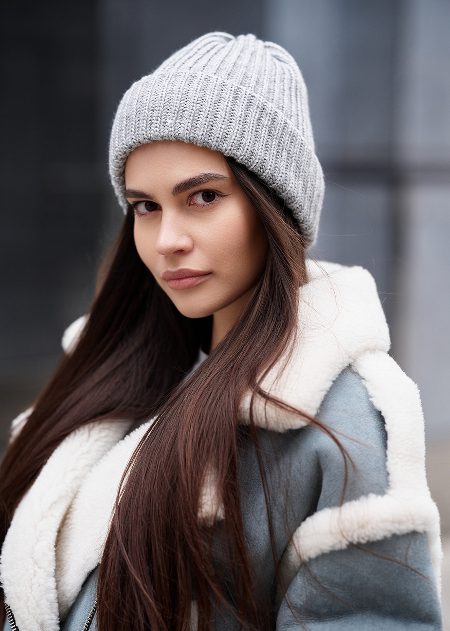 Czapka damska Staff 17 light gray