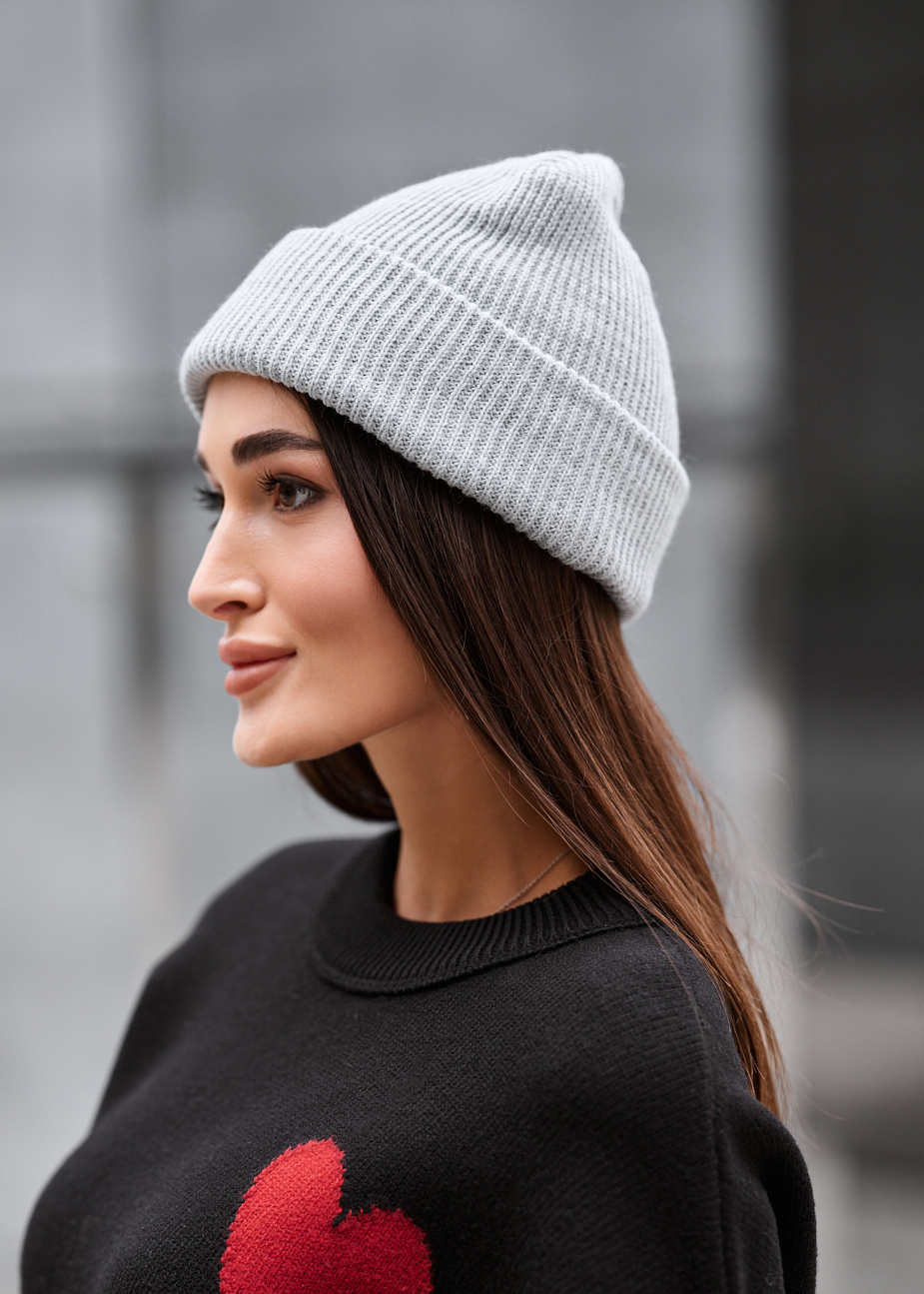 Czapka Staff 12 light gray