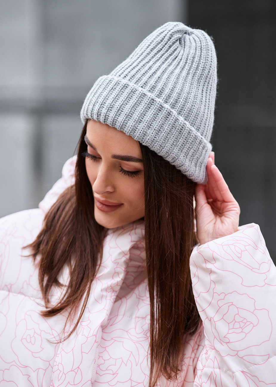 Czapka Staff 4 light gray