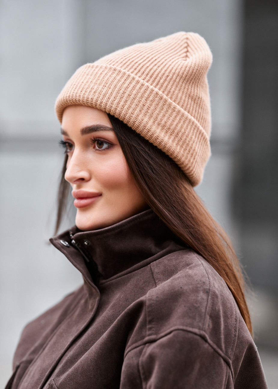 Czapka Staff 12 light brown