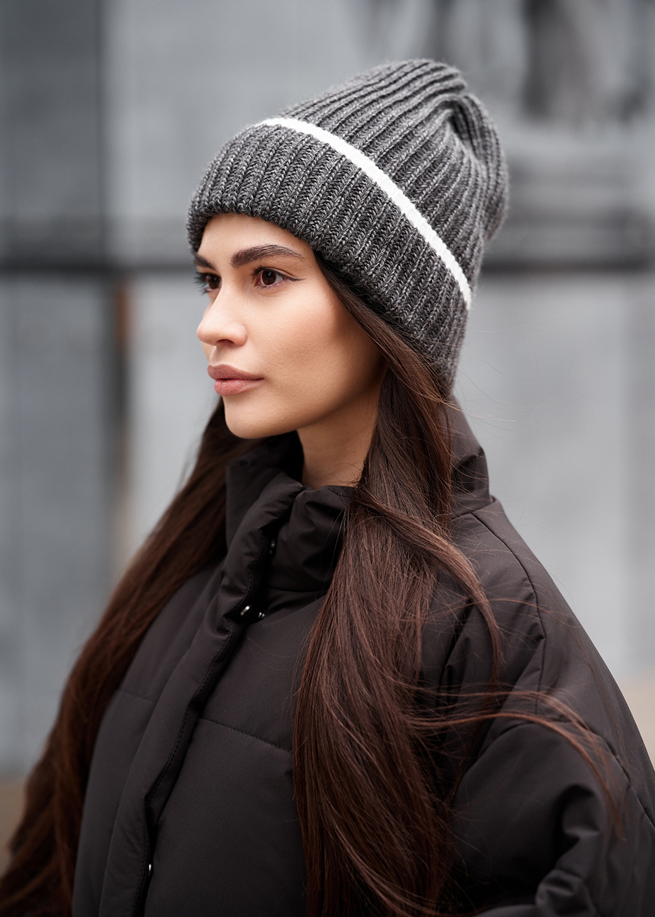 Czapka Staff 2 gray line