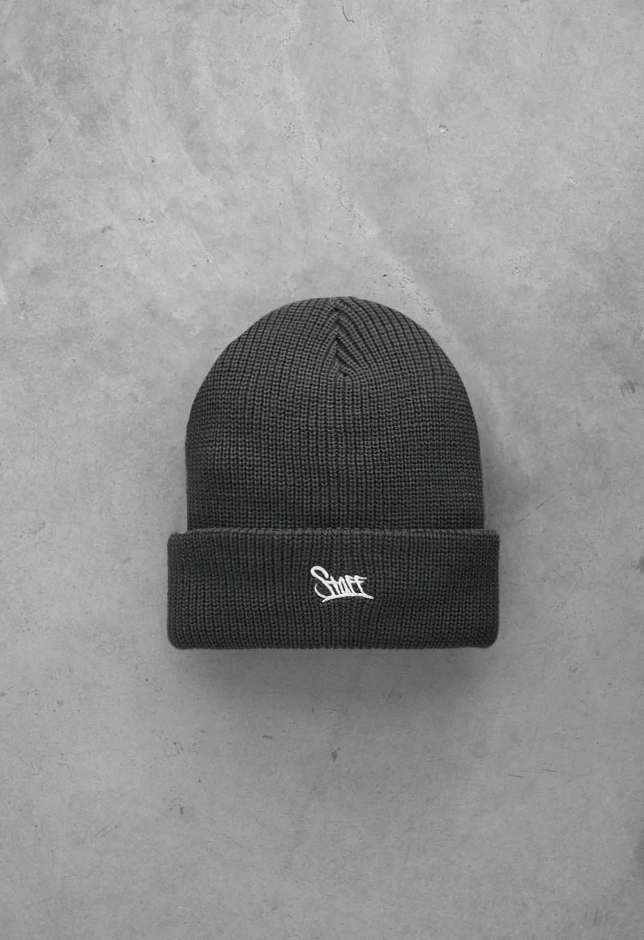 Czapka Staff 12 logo dark gray