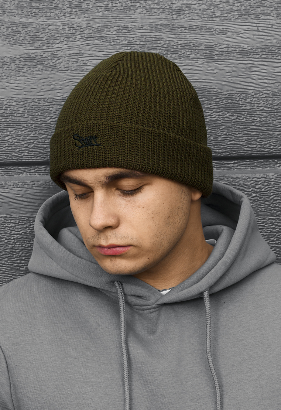 Czapka Staff 12 logo khaki