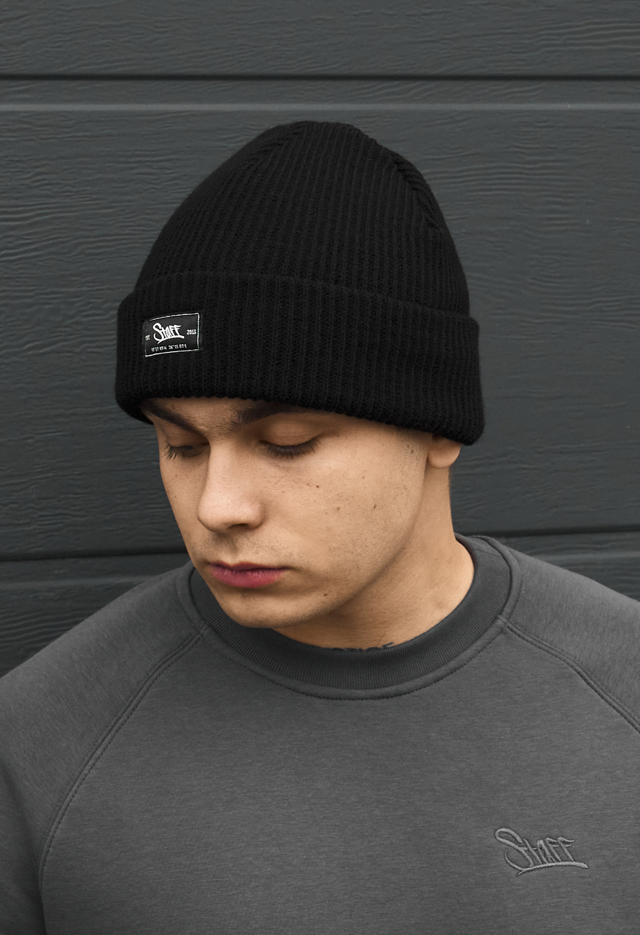 Czapka Staff 12 black logo basic