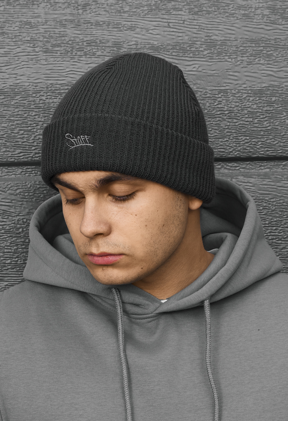 Czapka Staff 14 dark gray logo