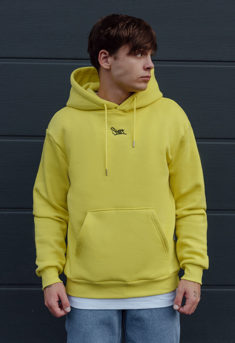 Bluza z kapturem Staff logo yellow fleece