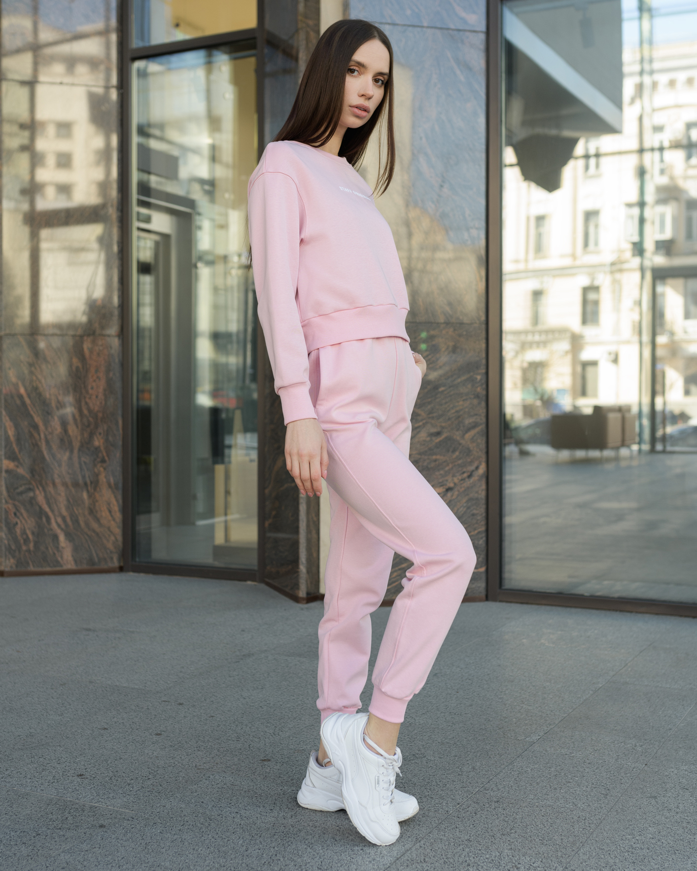 Damski komplet sportowy Staff ice pink