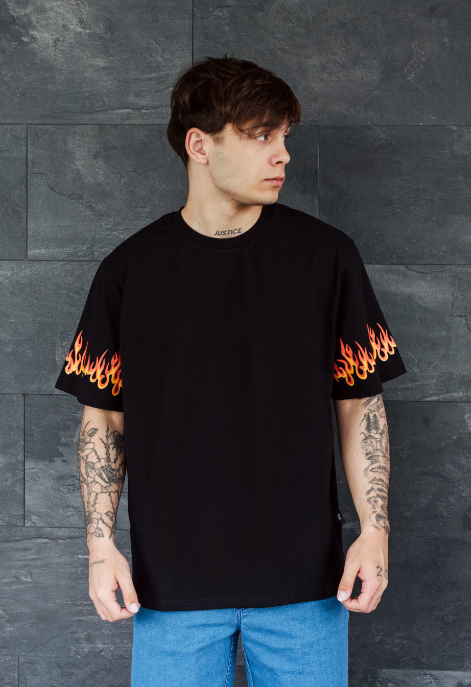 Koszulka Staff flames oversize